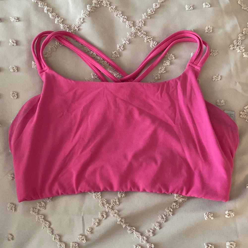 Athleta Pink Sports Bra